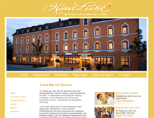 Tablet Screenshot of hotel-plattling.com
